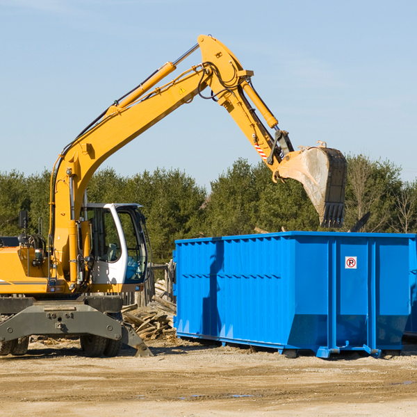 can i choose the location where the residential dumpster will be placed in Zanesville Ohio